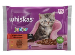 Whiskas Junior vrečke KLASIČNI OBROKI 4 x 85g image